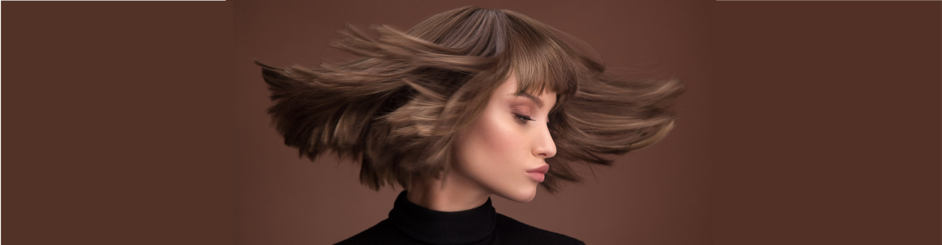 woman waving hair